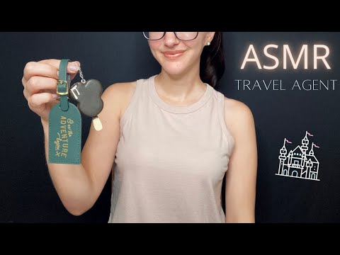 ASMR Travel Agent Roleplay - Disney World l Soft Spoken, Personal Attention, Typing