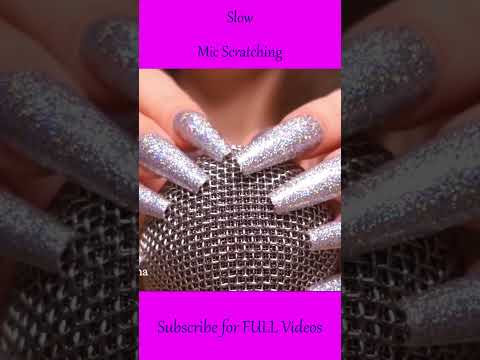 ASMR Slow Mic Scratching witout Cover ❤️ #asmr  #shorts