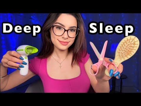 ASMR FAST & AGGRESSIVE Haircut for SLEEP FAST 💇‍♀️