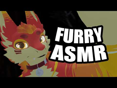 Brain Scratching & Petting Furry ASMR .... as a Fluffy Dragon 🐉 (VR Personal Attention & Cozy Vibes)