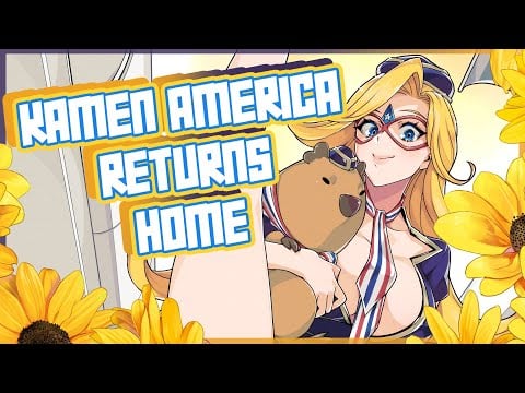 Kamen America RETURNS TO THE STATES 🌟Just Chatting with my Capybadgers🌟