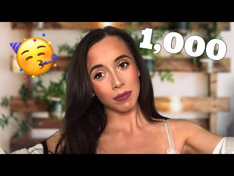 ASMR 1000 KISSES FOR 1000 SUBSCRIBERS + Q&A | 25DaysOfASMR | Day 13