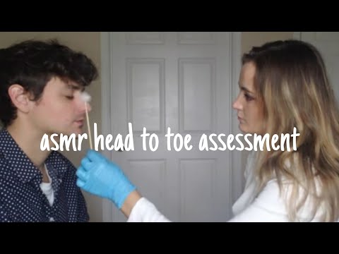 ASMR [Real Person] FULL Head to Toe Assessment (full body physical exam)