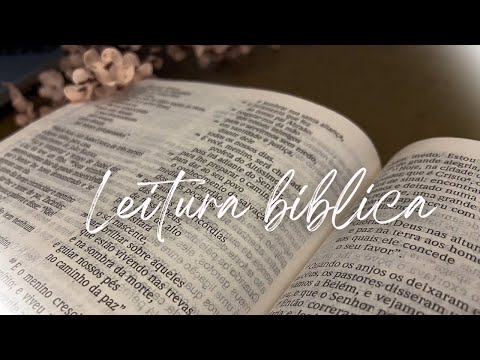 ASMR CRISTÃO | Lendo Lucas Até Você Dormir 🌙✨ (Parte 1)