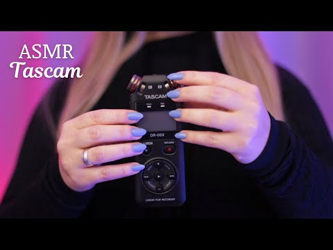 ASMR EXPLORANDO SONS NO PRÓPRIO Tascam | TAPPING | SCRATCHING | SONS PARA DORMIR RÁPIDO