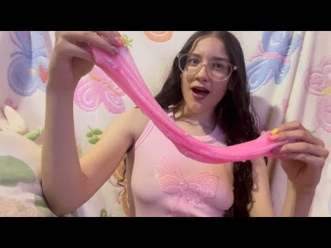 Asmr ~ Fast & Aggressive Squishy Slime Play (Hand & Mouth Sounds, Tapping, Fabric Scratching…)