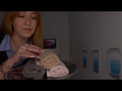 ASMR First Class Flight Attendant RP