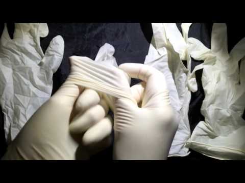 YAY !(❁´▽`❁)*✲ﾟ*✋  latex gloves layering and unlayering*✲ﾟ*  [[ASMR]]