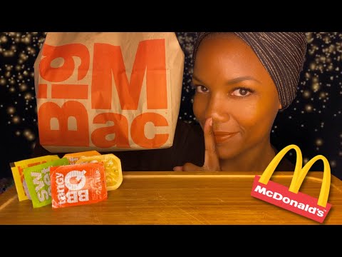 My First ASMR McDonald’s Mukbang!! 🍟🍟 {No Talking}