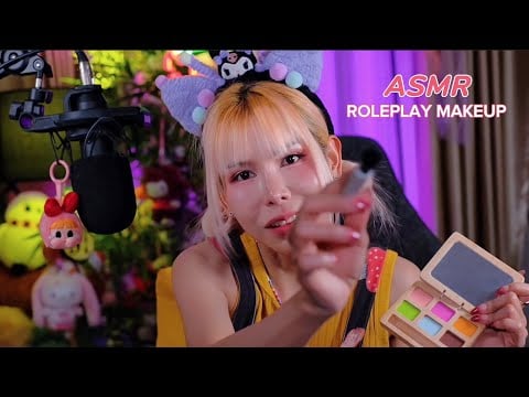 ASMR Roleplay makeup for you 🌸