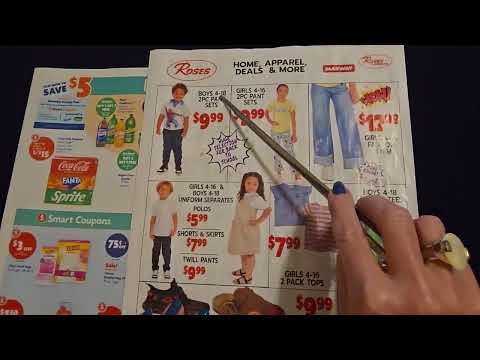 ASMR | Roses & Family Dollar Sales Circulars Show & Tell (Soft Spoken)