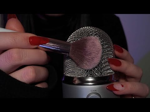ASMR | Up Close Mic Brushing Until You Fall Asleep 😴 (No Talking)