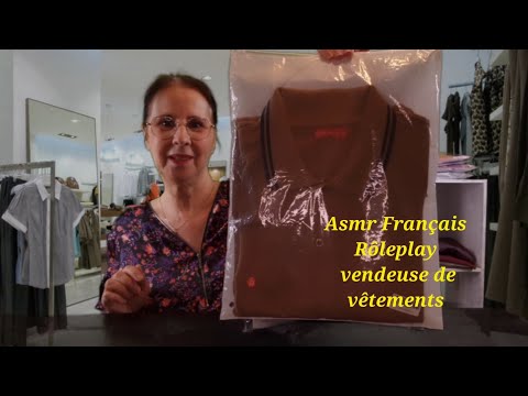 #Asmr Français #rôleplay #vendeuse de vêtements 👚