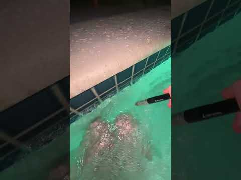 if i write your name you’re out pool asmr at night #asmr #relaxandplay #lofiasmr #poolasmr