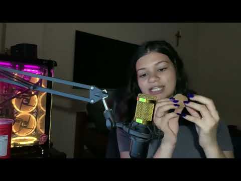 ASMR - tapping com SONS DE BOCA AGRESSIVO em CAMADAS 