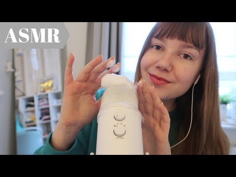 ASMR 💙 Shower Foam on Blue Yeti