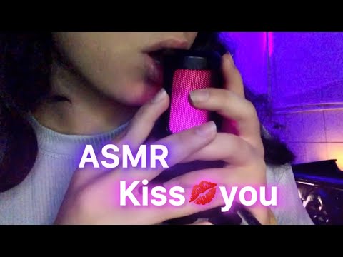 ASMR - Kissing your face (Tingling mouth sound)