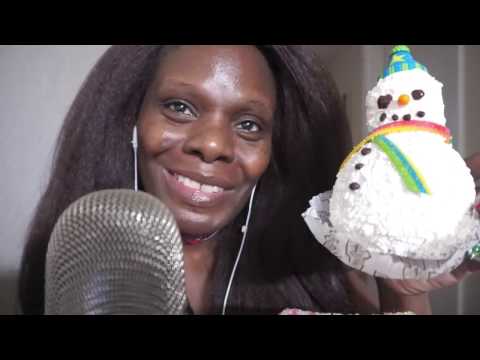 Snow Man | Caramel ASMR Candy Apple