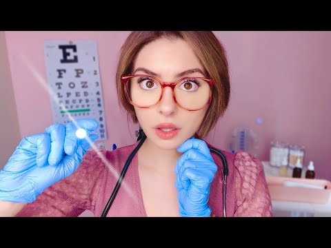 ASMR The TMI Nurse 💀🩺 Medical Exam Cranial Nerve, Eye, Ear, Personal Attention, Fast Examination