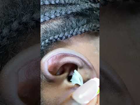 ASMR EAR CLEANING SO SATISFYING #asmr #satisfying #tingling #relax #asmrvideos