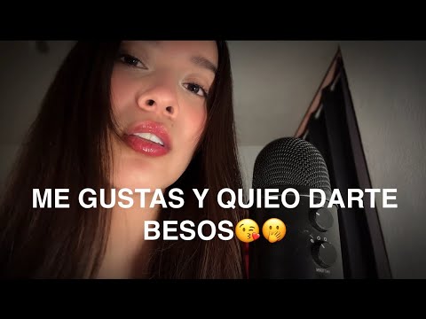 ASMR/ Tu AMIGA se te  DECLARA  porque quiere comerte a BESOS❤️❤️❤️😘