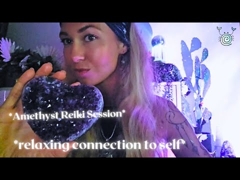 💜Amethyst Portal💜 Reiki & Sound Healing ASMR | Journey to Your Higher Self ✨