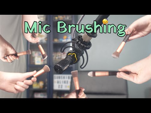 ASMR Brushing The Mic For Soft Tingles - Loggerhead ASMR