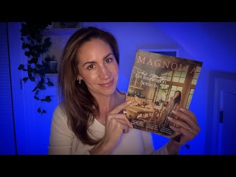 ASMR | Magazine Flip Through 📖 | Magnolia Home Journal (Cozy Homes, Recipes & Design Inspiration) ✨