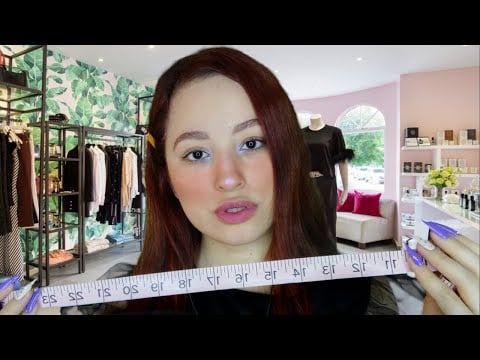 TE TOMO MEDIDAS | FASHION STYLIST ROLEPLAY | ASMR Español
