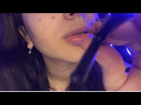 Asmr: teste de sensibilidade no seu rosto ( toques na tela )