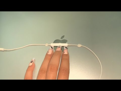 [ASMR] earphone mic tapping