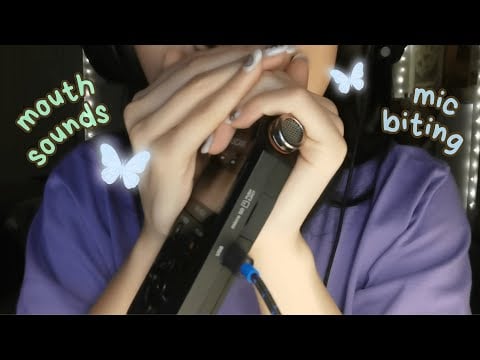 asmr | wet and dry mouth sounds + mic biting (no talking) ˚⟡˖ ࣪ Miguel's CV