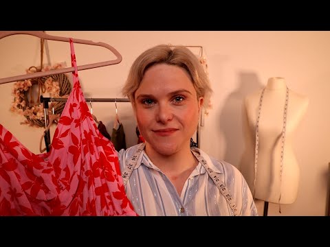 ASMR Personal Shopper: Finding You The Perfect Outfits - Measuring & Sketching You