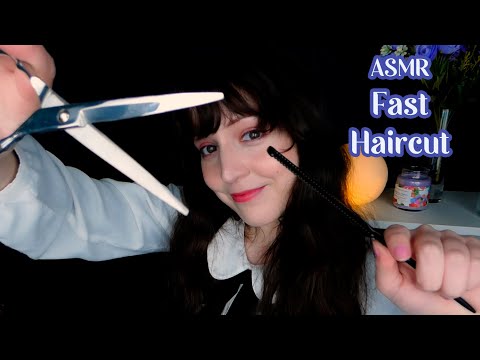 ⭐ASMR Midnight Hair Salon, Fast & Realistic Haircut (Soft Spoken, Binaural)