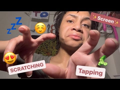 ASMR - Tapping and Scratching (Kaitlynn)