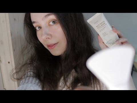 ASMR Поухаживаю за твоей кожей 🥰 Спа для лица