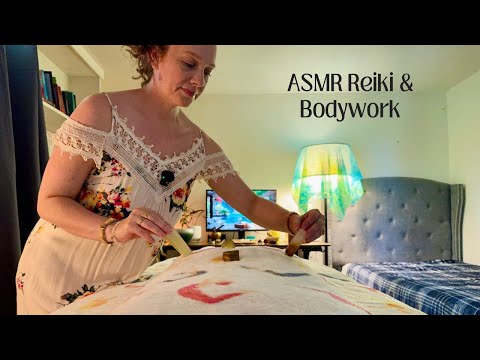 ASMR Reiki & Bodywork POV💆🏼‍♀️Intuitive Energy Renewal☀️Feathers, Crystals, Bells