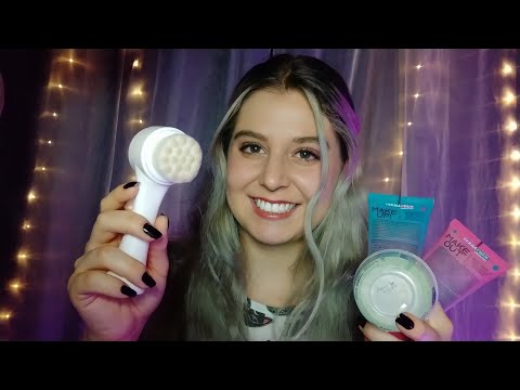 ASMR| Limpando Sua Pele  (Layered Sounds, Personal Attention)