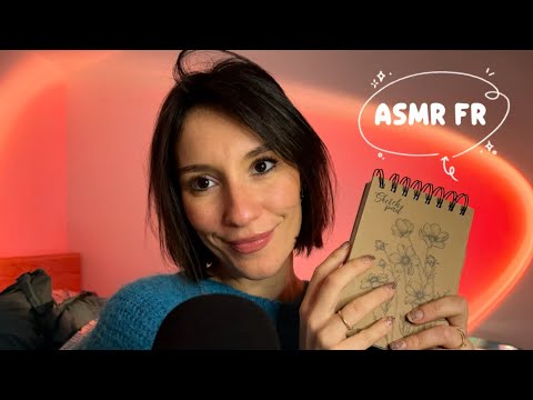 ASMR FR : Je te chuchote ma passion des dessins  