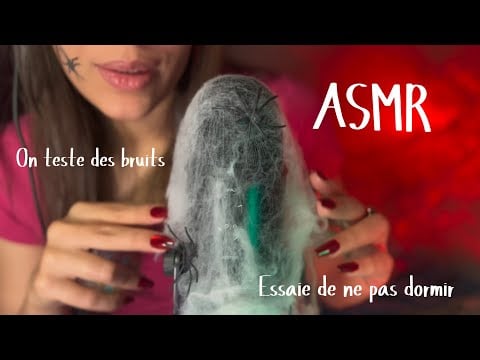 ASMR french - I’m testing new triggers ( test de nouveaux bruits déclencheurs ) ✨🎙️