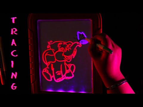 ASMR| TRACING IN THE DARK ~UNIQUE VISUAL TRIGGERS~