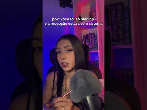 ASMR ROLEPLAY DE SECRETARIA 👩‍💼✨ #asmr #roleplay #asmrroleplay #secretaria #tingles
