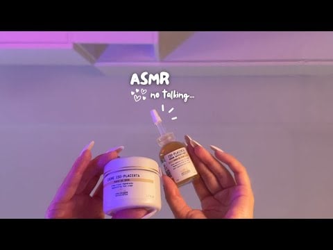 ASMR - Midnight Skincare for you 🌙 (no talking)