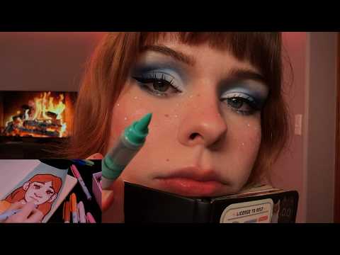 ASMR Perfectionist Artists Obsessively Draws You (Paint Pens)