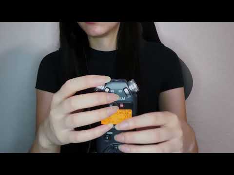 ASMR Tascam Tapping, Scratching & Tracing (No Talking)