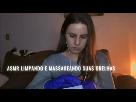 ASMR Limpeza de ouvidos (sem fala)