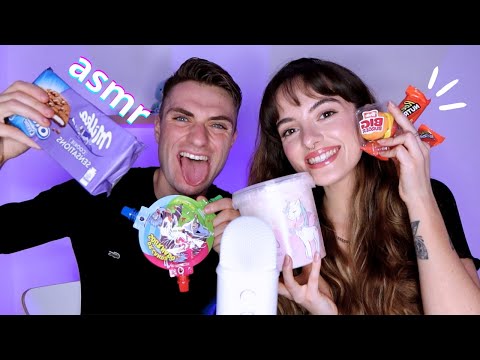 ASMR FR | Dégustation Action avec un invité surprise...😋🍫🍝