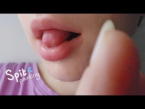 ASMR: Spit Painting YOUR FACE 🫵🏻• no talking • my favorite #asmr 7