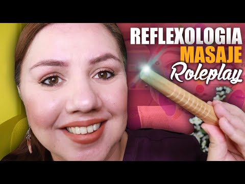 Roleplay Masaje Profundo de REFLEXOLOGIA para Relajarse / ASMR Español