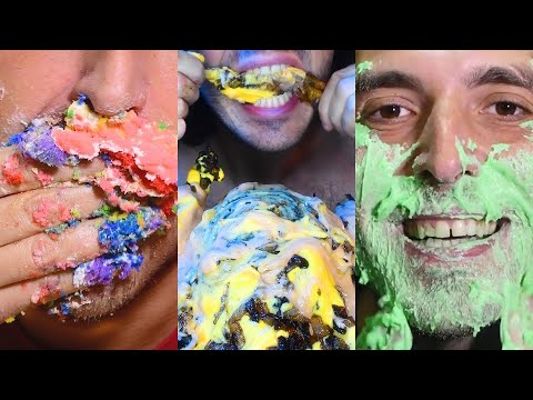 ASMR WORLDS MESSIEST EATING 2 HOURS NO TALKING | NOMNOMSAMMIEBOY